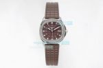 PFF Replica Patek Philippe Lady Aquanaut Luce Brown Dial Swiss Quartz Watch